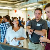 Guests at the Engineering Design Project Preview Event